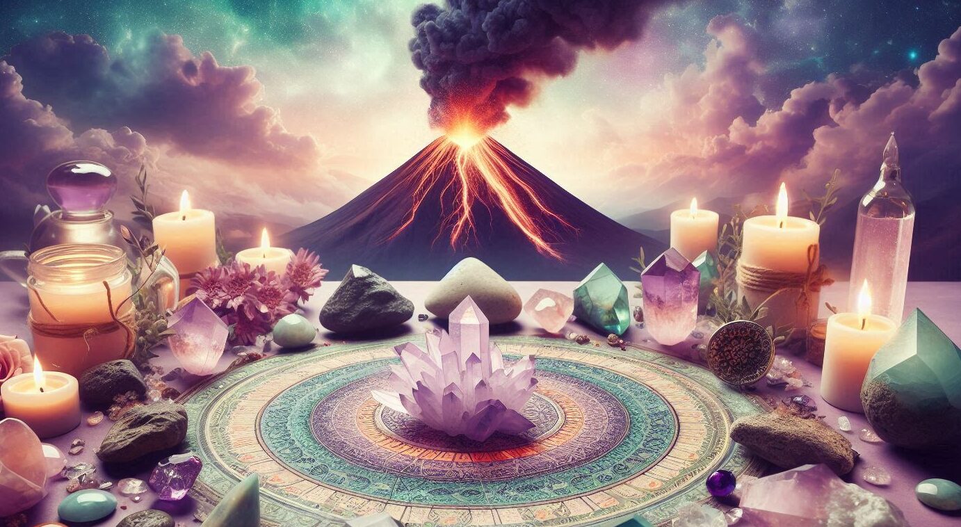 Are Crystals Formed By Volcanoes?