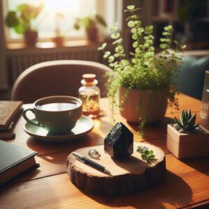Black Tourmaline At Home Office