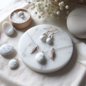Crystal Necklace And Earrings