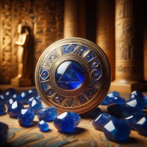 Lapis Lazuli Crystal Amulet In Ancient Egypt 