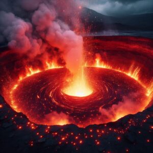 magma and lava