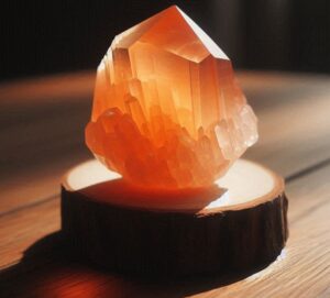 Orange Calcite Crystal