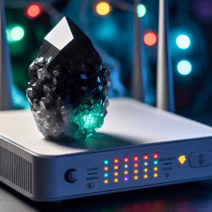 Black Tourmaline near your Wi-Fi routers 