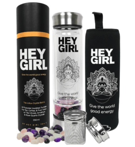 Hey Girl Crystal Elixir Water Bottle